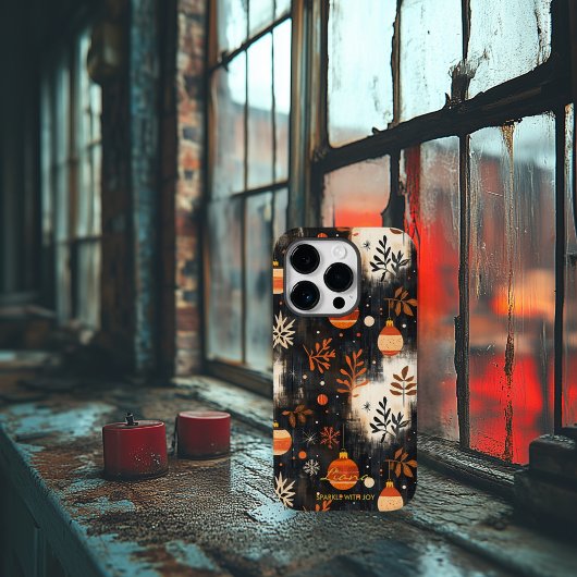 パーソナライズされた紅葉とオーナメント Case-Mate iPhoneケース