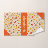 パーソナライズされた紅葉 ハンドタオル (ハンドタオル)