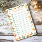 パーソナライズされた紅葉To Doリスト ポストイット