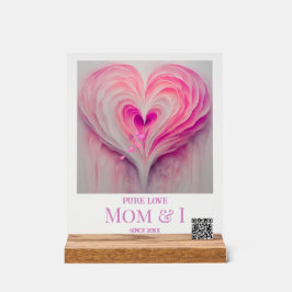 「パーソナライズされた純愛」母と私 アクリルサイン