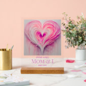 「パーソナライズされた純愛」母と私 アクリルサイン (ウェディング)