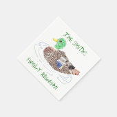 パーソナライズされた紙ナプキン スタンダードカクテルナプキン (角)