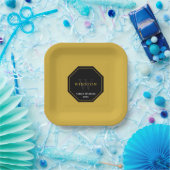 パーソナライズされた紙プレート懇親会 ペーパープレート (パーティー)