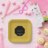 パーソナライズされた紙プレート懇親会 ペーパープレート (パーティー)