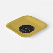 パーソナライズされた紙プレート懇親会 ペーパープレート (傾斜あり)