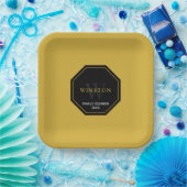 パーソナライズされた紙プレート懇親会 ペーパープレート (パーティー)