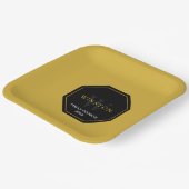 パーソナライズされた紙プレート懇親会 ペーパープレート (傾斜あり)