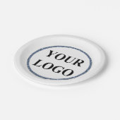 パーソナライズされた紙プレート金ゴールド卒業党 ペーパープレート (アングル)