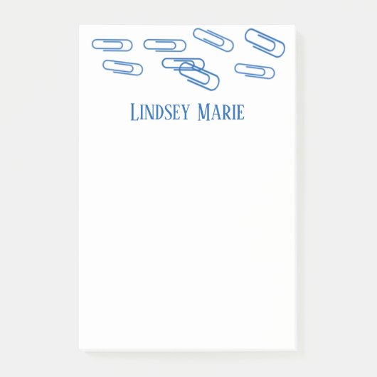 パーソナライズされた紙CLIPノート ポストイット (正面)