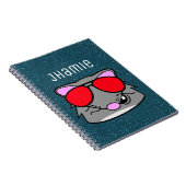 パーソナライズされた素晴らしいラットBG ノートブック (右側)