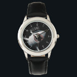 パーソナライズされた素晴らしホワイトシャークの腕時計 腕時計<br><div class="desc">このカスタマイズホワイトシャークの子供の時計は、クリスマスの贈り物として名を付け素晴らしてパーソナライズされた、誕生日やその他の特別な機会のために。</div>