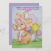 パーソナライズされた素晴らし孫のグリーティングカード シーズンカード (正面/裏面)