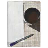 パーソナライズされた素晴らし日感動的 クリップボード (裏面)