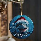 パーソナライズされた素晴らし白海 セラミックオーナメント