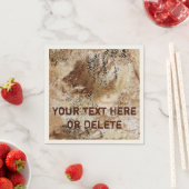 パーソナライズされた素朴クール紙 スタンダードカクテルナプキン (インサイチュ)