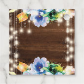 パーソナライズされた素朴フローラ フェイバータグ (裏面)