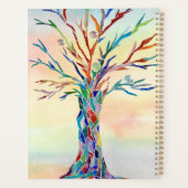 パーソナライズされた素朴プランナー プランナー手帳 (裏面)