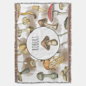 パーソナライズされた素朴ヴィンテージ スローブランケット (正面縦)