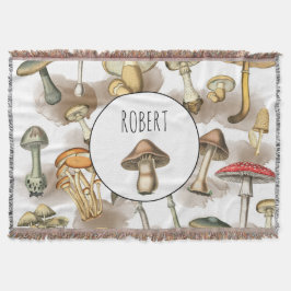 パーソナライズされた素朴ヴィンテージ スローブランケット