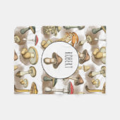 パーソナライズされた素朴ヴィンテージ フリースブランケット (正面(横))