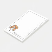 パーソナライズされた素朴紅葉 ポストイット (アングル)