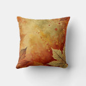 パーソナライズされた素朴金動揺して墨 クッション (裏面)