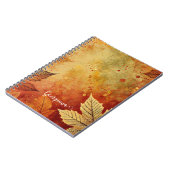 パーソナライズされた素朴金動揺して墨 ノートブック (左側)