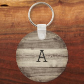 パーソナライズされた素朴 キーホルダー (正面)