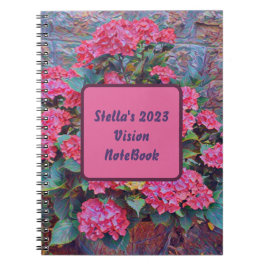パーソナライズされた紫陽花絵を描Vision notebook 2023 ノートブック