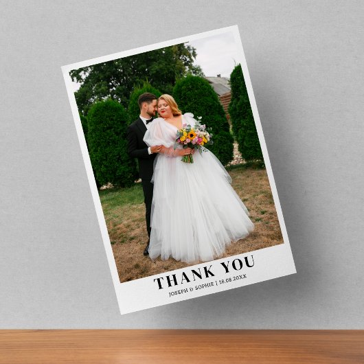 パーソナライズされた結婚お礼 シーズンカード