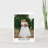 パーソナライズされた結婚お礼 シーズンカード (正面)