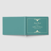 パーソナライズされた結婚のゲストブック ゲストブック (全面)