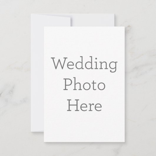 8.9cm x 12.7cmフラットサンキューカード (正面)