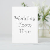 8.9cm x 12.7cmフラットサンキューカード (スタンド正面)