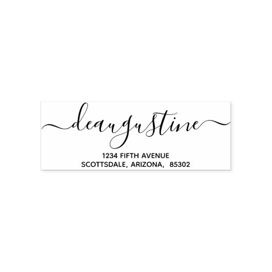 パーソナライズされた結婚クリスマス等差出人住所 セルフインキングスタンプ (デザイン)