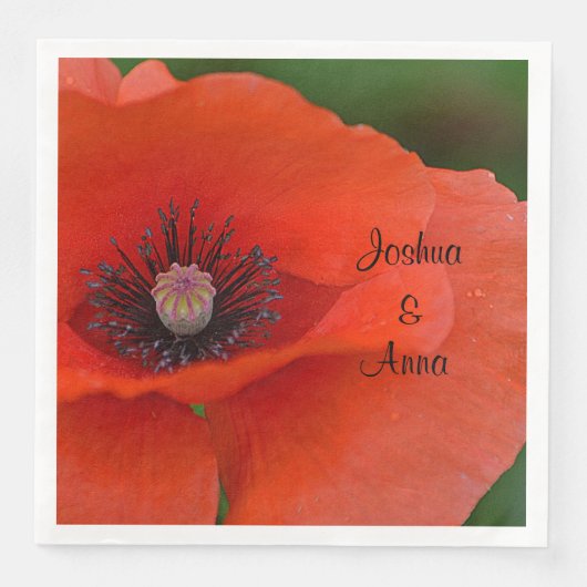 パーソナライズされた結婚ケシ (正面)