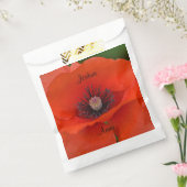 パーソナライズされた結婚ケシ フェイバーバッグ (封をした状態)