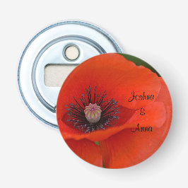 パーソナライズされた結婚ケシ 栓抜き