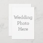 8.9cm x 12.7cmフラットサンキューカード (正面/裏面)