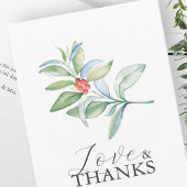 パーソナライズされた結婚サンキューカード サンキューカード