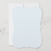 パーソナライズされた結婚サンキューカード 招待状 (裏面)