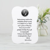 パーソナライズされた結婚サンキューカード 招待状 (スタンド正面)