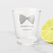 パーソナライズされた結婚ショットグラス ショットグラス (裏面)