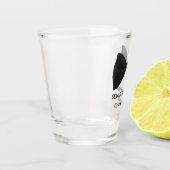 パーソナライズされた結婚ショットグラス ショットグラス (左)