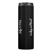 パーソナライズされた結婚タンブラー タンブラー (裏面)