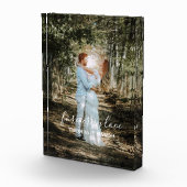 パーソナライズされた結婚ポートレートモダン書 フォトブロック (右)