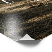 パーソナライズされた結婚ポートレートモダン書 フォトプリント            (角)