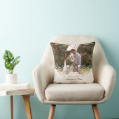 パーソナライズされた結婚写救真名 クッション (椅子)