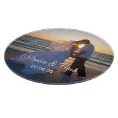 パーソナライズされた結婚写真 カッティングボード (角)