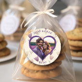 パーソナライズされた結婚印 | 写真テンプレート ラウンドシール